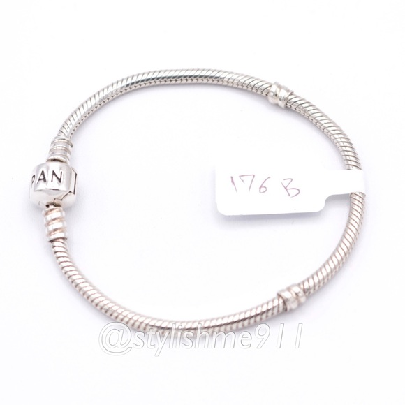 Authentic PANDORA Moments Barrel Clasp Charm Bracelet - 590702HV - Picture 9 of 11